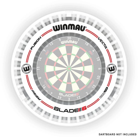 Winmau Plasma Ice Light Pro-Line Surround-Set, weiß