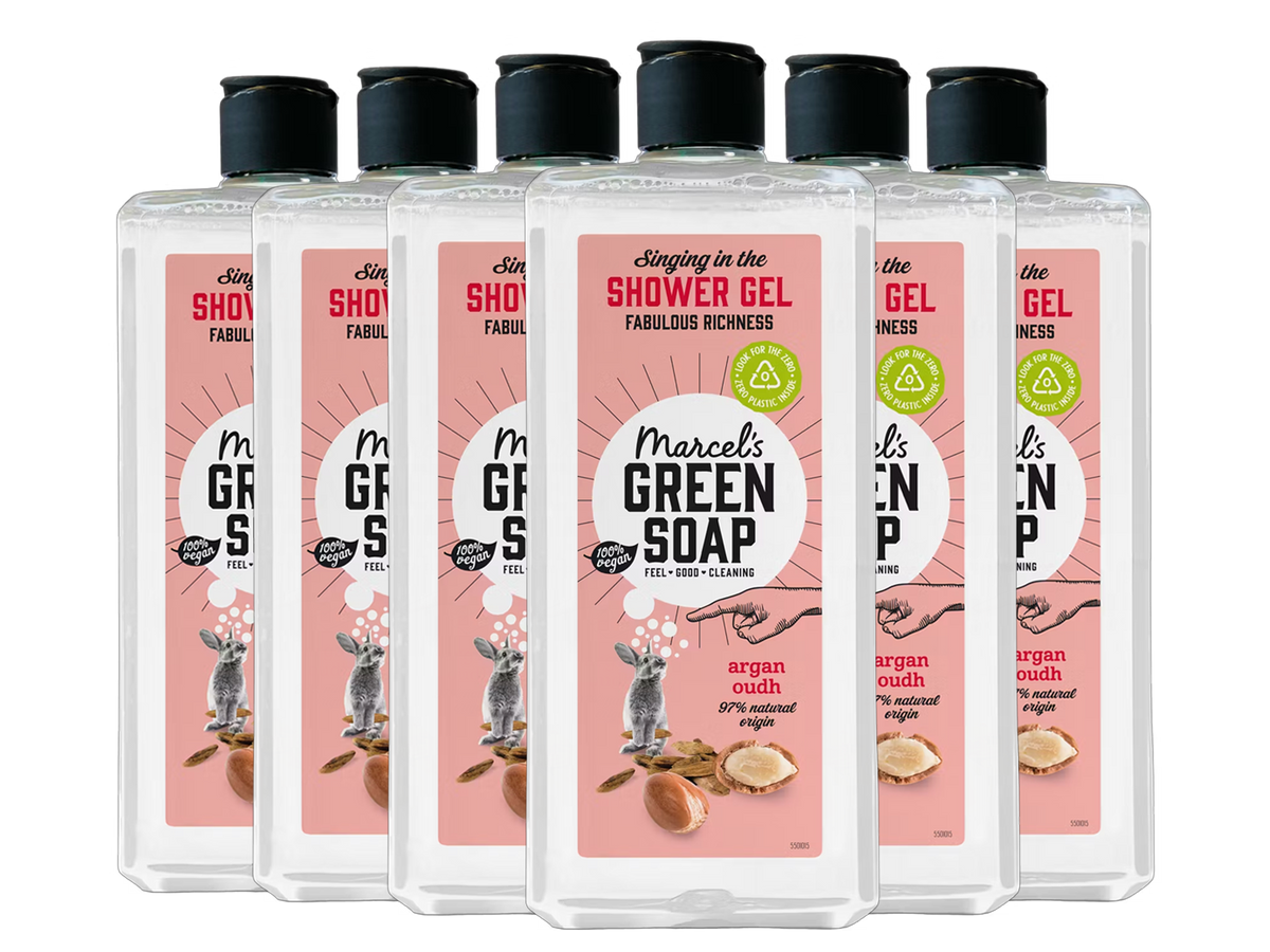 6x Marcel’s Green Soap Duschgel Argan Oudh 300 ml