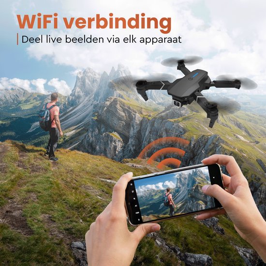 PuroTech Quad-Drohne 4K Kamera - Inklusive Tragetasche - 3 Batterien - 36 Minuten Flugzeit - Kein Flugschein erforderlich - Mini-Drohne - Erwachsene / Kinder - Indoor & Outdoor