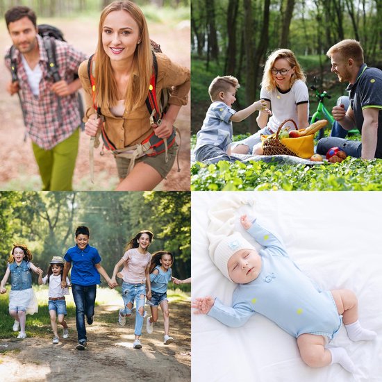 Levanda - 200 Anti-Mücken-Aufkleber – DEET-frei, mit Citronella – Kindersicher & ideal für Outdoor-Aktivitäten