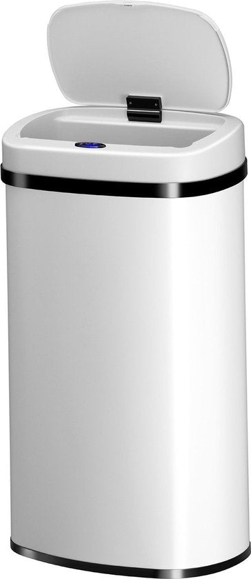 Automatischer Abfallsammler / Abfallsammler / Sensorabfallsammler - 60 Liter - Weiß - Rechteckig