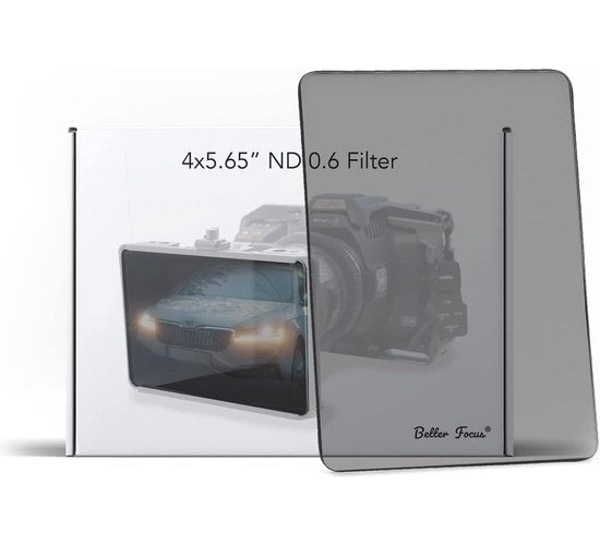 Better Focus 4x5.65 Kinofilter für Matte Box - ND 0.6 - wasser- und ölabweisend
