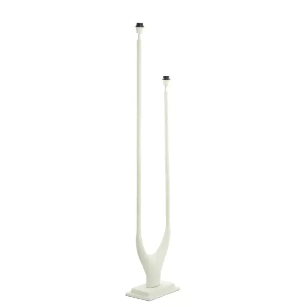 Light & Living GAVI Stehleuchte 2-flammig 149 cm - Creme - Elegantes & modernes Design