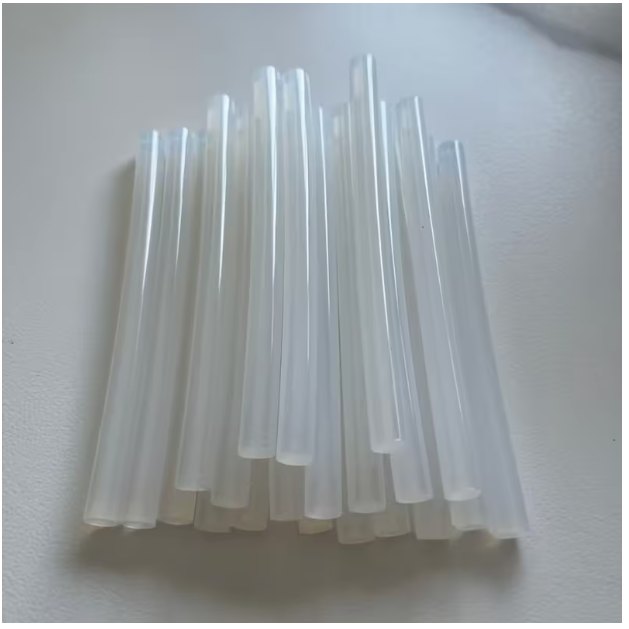 Klebepatronen (20 Stück) - Schmelzklebestifte - Universal, schnell aushärtend, stark haftend - 7 mm x 10 cm - EVA - Weiß