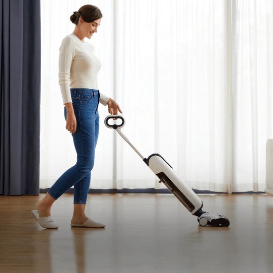 Uwant D100 17000Pa Vertikalstaubsauger für Fußböden mit Wischfunktion und Ladegerät