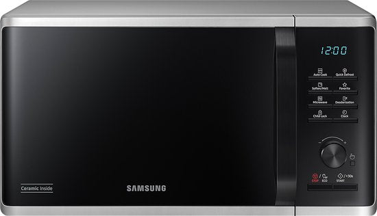 Samsung MS23B3515AS/EN – Einzelmikrowelle – 800 W – Silber – Quick Defrost