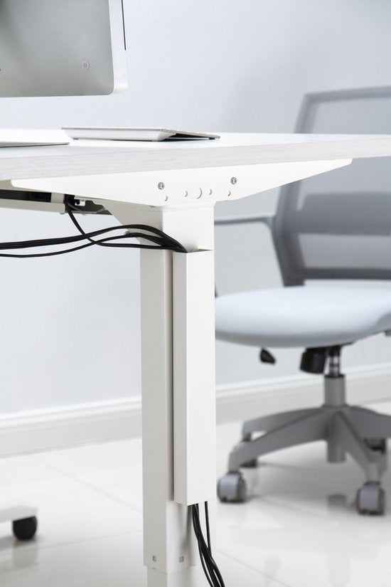 kabelrinne tischgestell magnetisch - kabelorganisator tisch - weiß