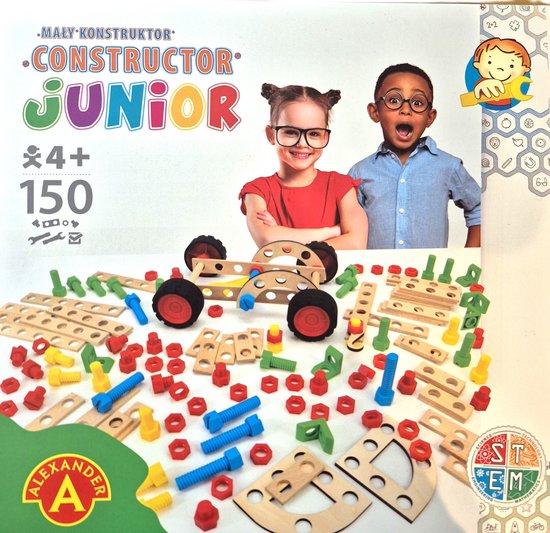 Alexander Toys Constructor Junior – Bausätze zum Selberbauen – 150 Teile