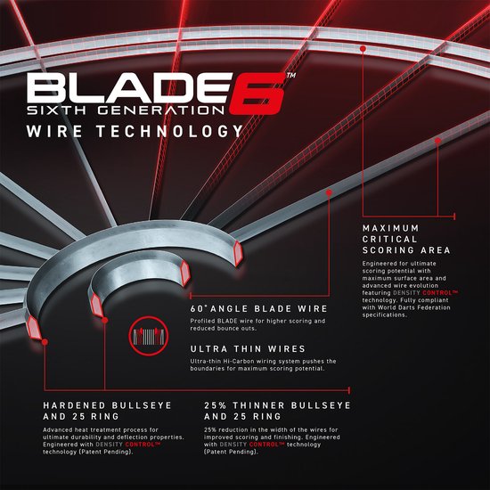 Winmau Blade 6 Dartscheibe
