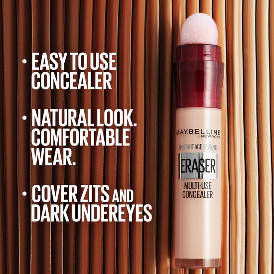 Maybelline New York – Instant Anti Age Eraser – 06 – Concealer, die Augenringe sichtbar kaschieren – 6,8 ml