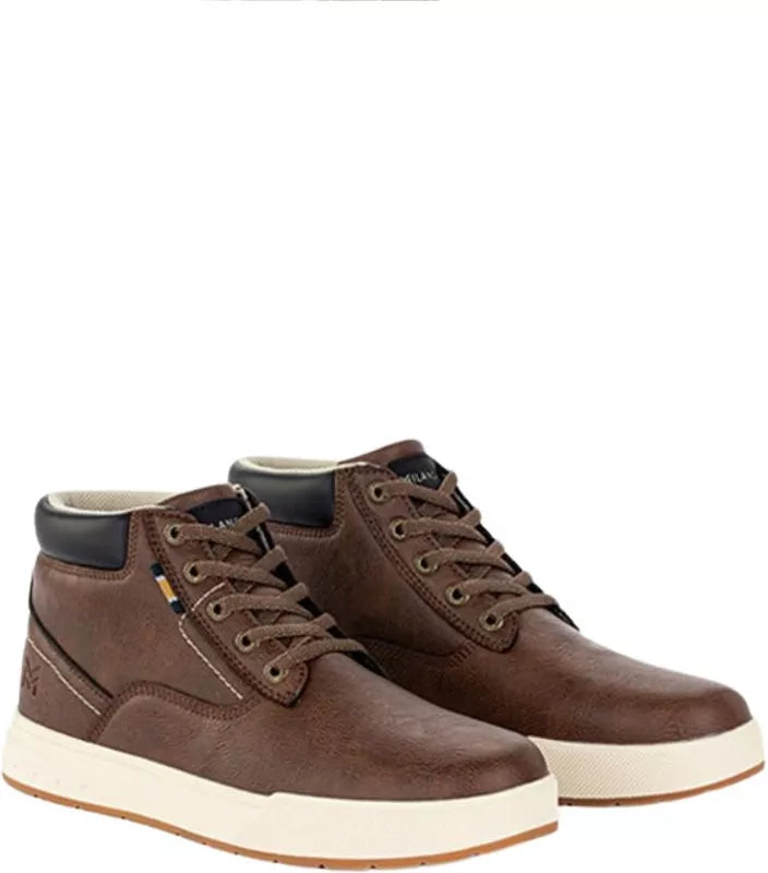 Hohe Lederturnschuhe Herren Torino- Dunkelbraun - Größe 42