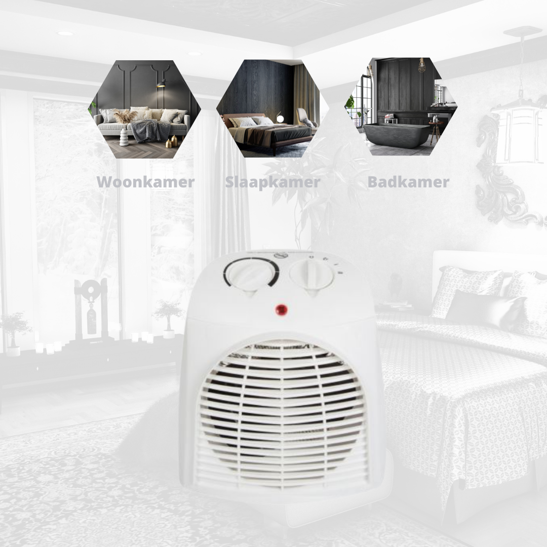 Perel Heizlüfter - 2000W - IP21 - bis zu 22 mÂ²,