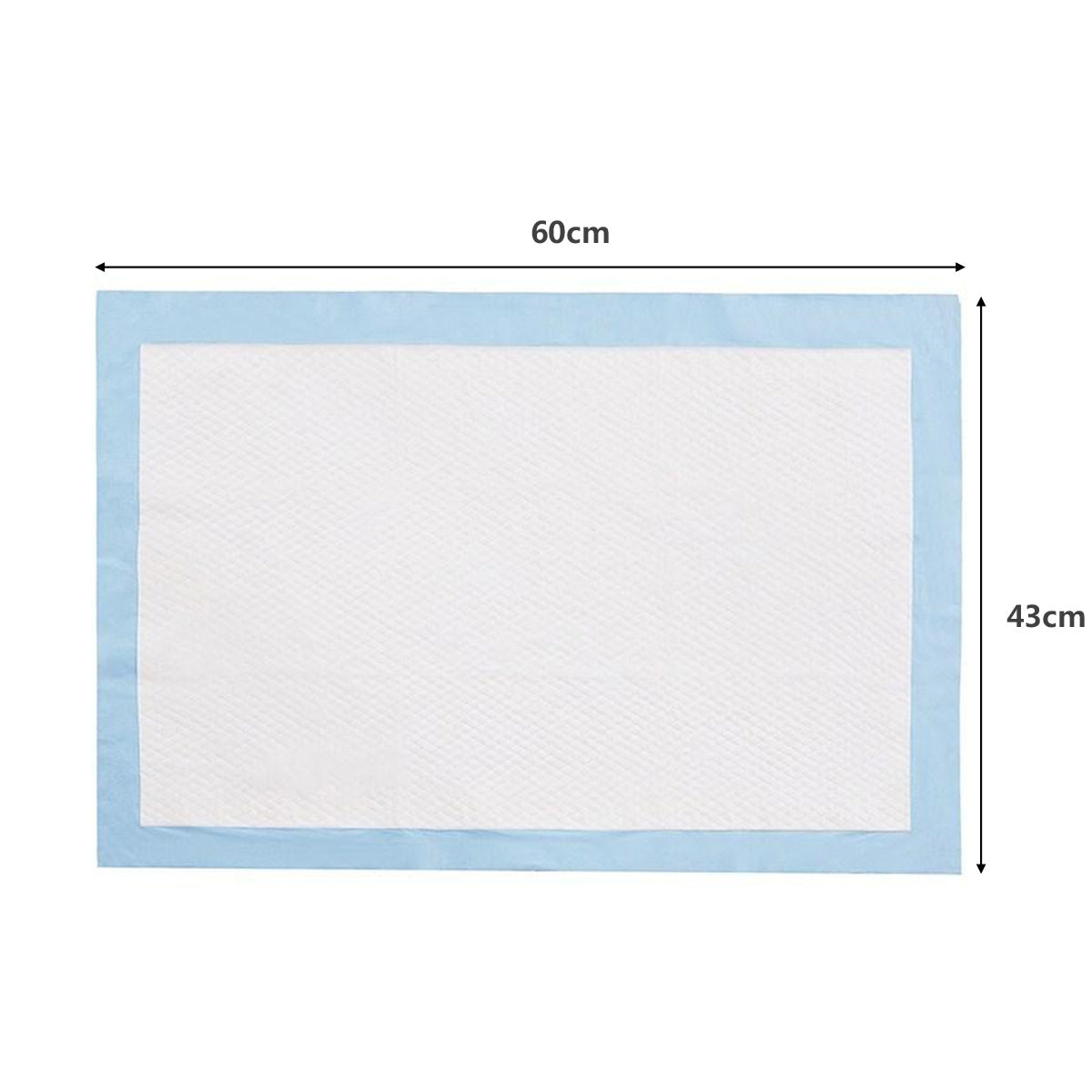 Coast 300 Stück Hundetrainingspapiere Auslaufsicheres 5-lagiges Design 60 x 40 cm