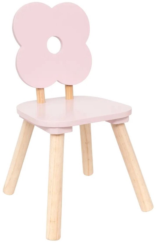 Atmosphera Kids Kinderstuhl „Blume“ – 27 x 27 x 48 cm – Rosa