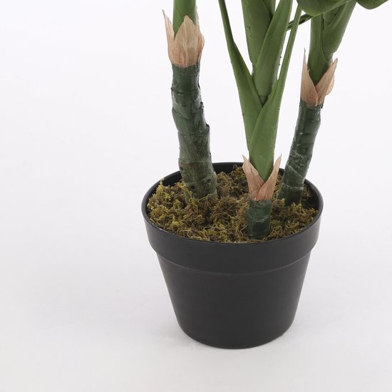 Mica Decorations Monstera Künstliche Pflanze - H100 x Ø75 cm - Grün