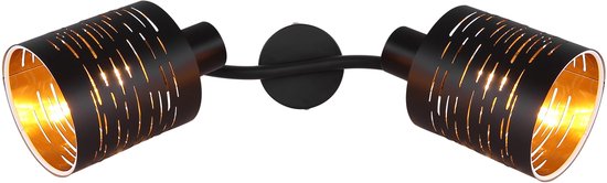 Globo – Strahler – TUNNO – schwarz – Metall – Aufbaustrahler – E14 – 15342-2