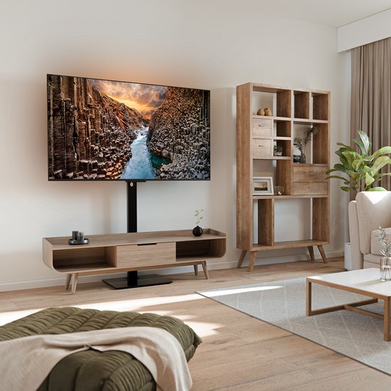 Auronic TV Stand - TV-Fuß - höhenverstellbar - schwenkbar - neigbar - 37 bis 90 Zoll - Schwarz