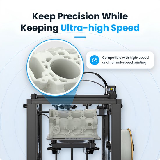 Creality Hyper PLA 3D-Drucker-Filament 1,75 mm – universell einsetzbar – 1 kg – schnelles Drucken mit bis zu 600 mm/s – verwicklungsfrei gewickelt – beige