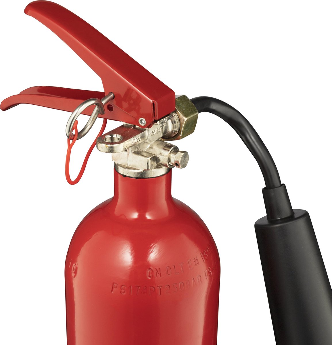 Smartwares FEX-15621 - CO2 Feuerlöscher 2kg - Inkl. Halterung - Brandklasse B - BSI zertifiziert