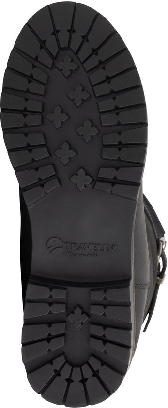 Travelin' Frostad Herren – Outdoor-Stiefel – Mit Wolle gefüttert – Schwarz