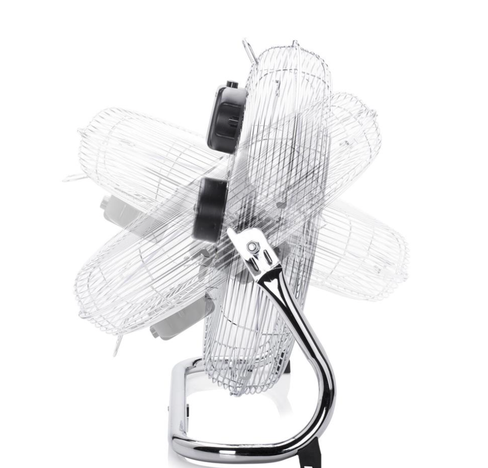 Tristar PD-3897 Metall-Boxventilator 40 cm – Metallic-Silber – 3 Geschwindigkeitsstufen