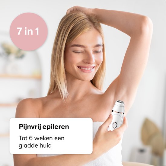 Vimora Ladyshave 7-in-1 - Epilierer Damen - Epilierer Gesicht - Epilierer - Gesichtsepilierer - Epilady - Rasierer Frauen - Haarentfernung & Gesichtshaarentfernung - Ladyshaves