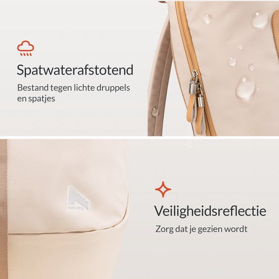 NOHRD Rolltop Rucksack mit Laptopfach - 20 bis 40 Liter - Laptoptasche 15.6 Zoll - Schulranzen - Laptoprucksack Damen & Herren