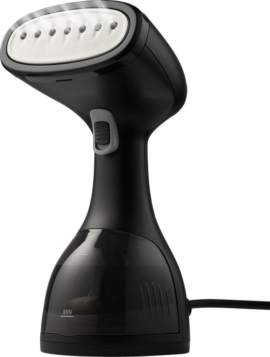 Tomado TSH1201B - Kleidungsdampfer - Handdampfer - Entwirrer - Dampfreiniger - Inkl. 2 Bürstenaufsätze - Schwarz