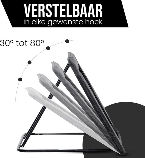 Fitby Fußballtrampolin - Trampolin - Trampolinwippe - Kickback - 100x100CM - Schwarz