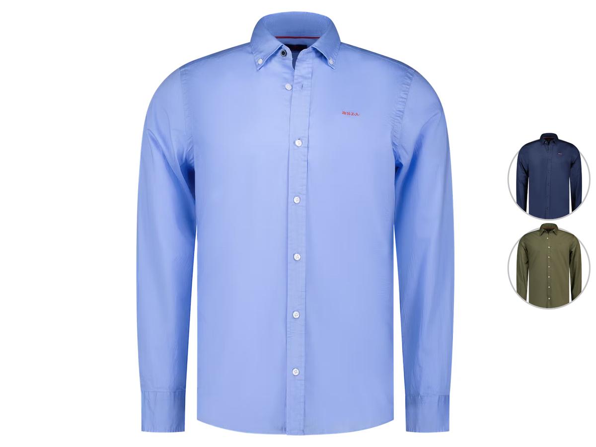 Nza Stretch-Hemd für Herren – Hellblau – Größe XXL