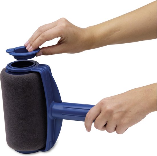 Paint Runner – eine tropffreie Farbrolle mit Farbbehälter