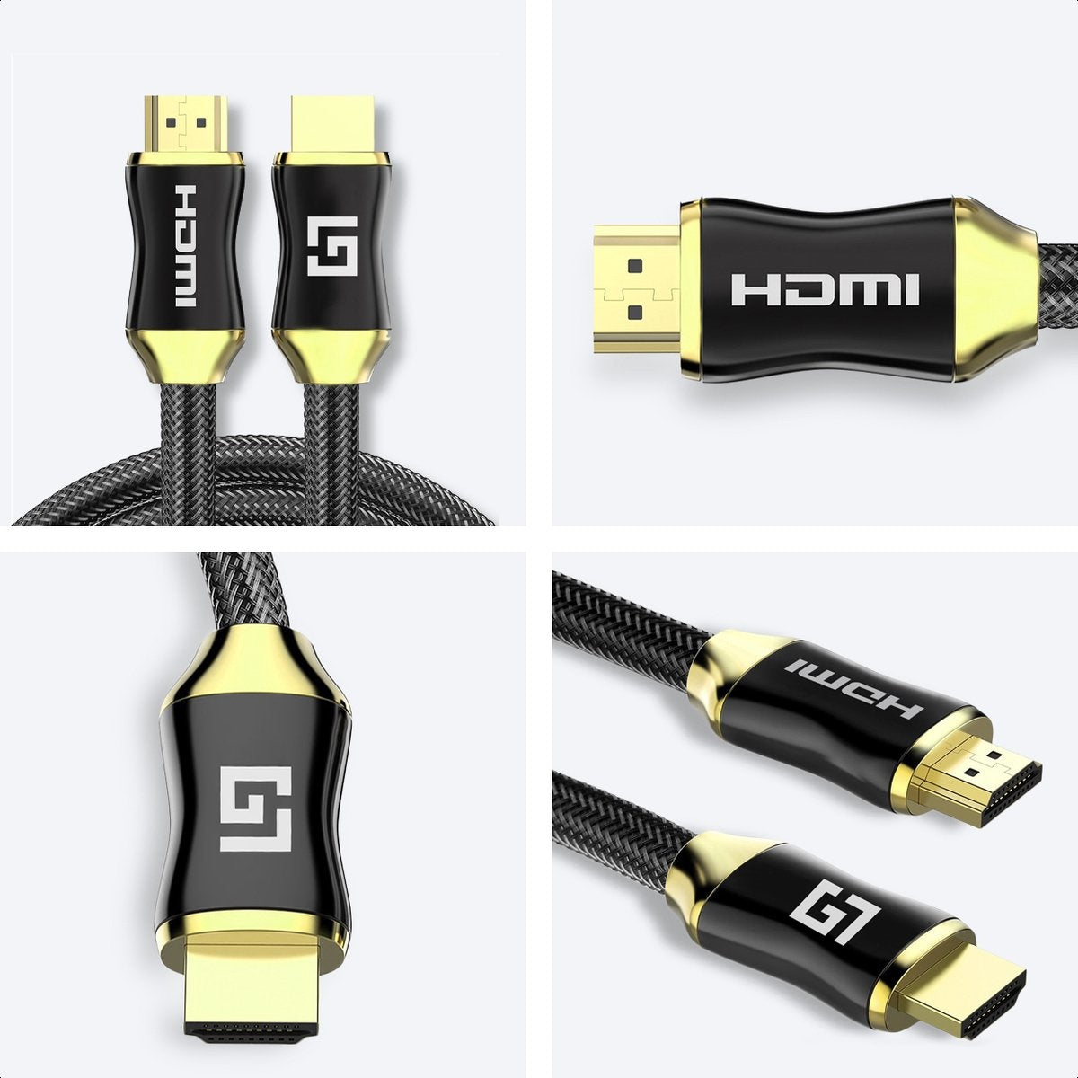Auronic HDMI 2.0 Kabel - 5M - 18Gbps - Hohe Geschwindigkeit und Auflösung - 4K (60 Hz) - Schwarz