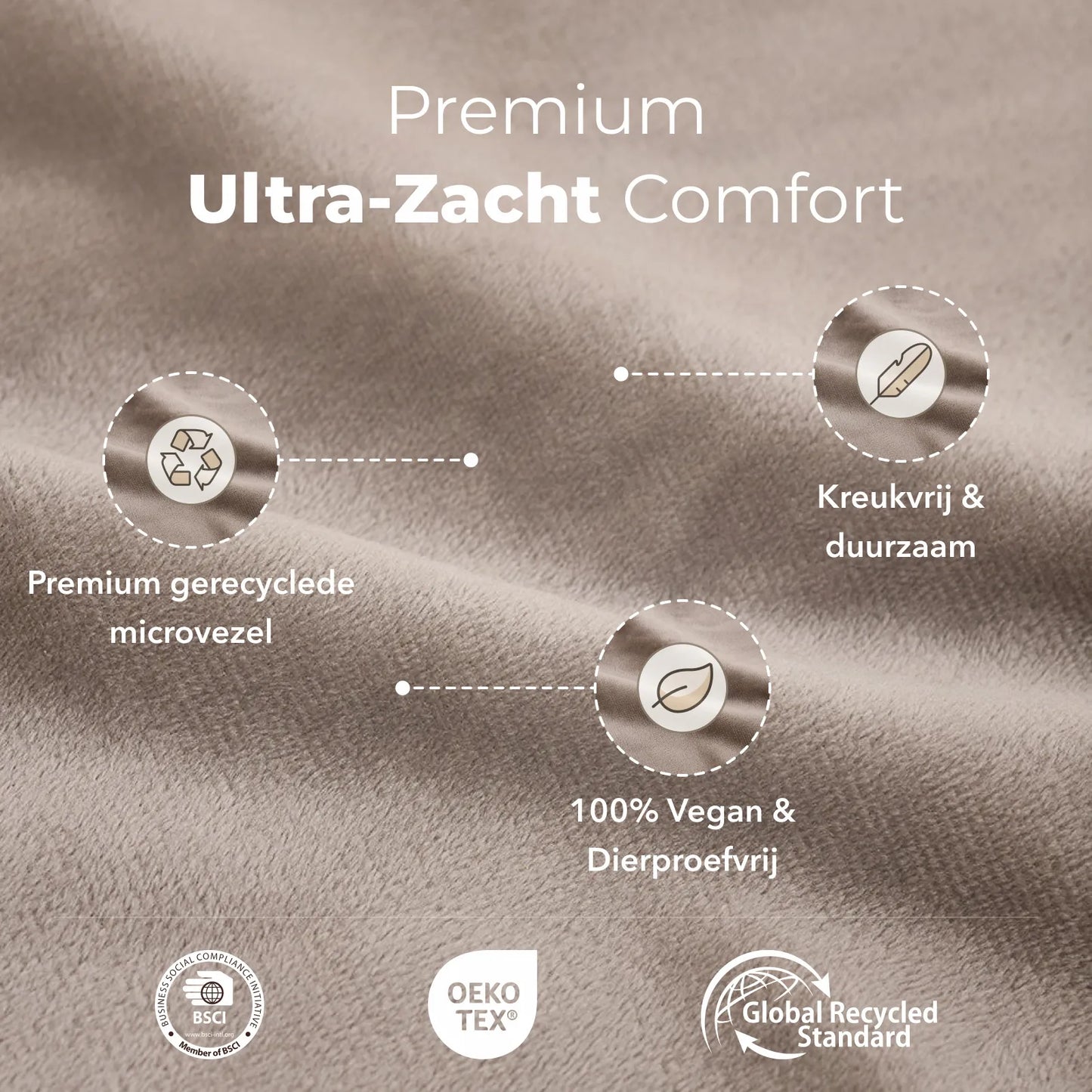 Sjumo - Silky Smooth Splittopper Spannbetttuch - 180x200/210 cm - Warmes graues Baumwollsatin - Hochwertiger Glanz & Seidenweich - Anti-allergisch & Atmungsaktiv - Für verstellbare Betten