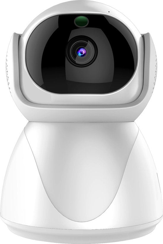 Fuegobird Indoor IP Kamera - 1080P - Sicherheitskamera - Haustierkamera - Babykamera - Kompatibel mit 2.4G/5G WIFI - Funktioniert mit App - Weiß