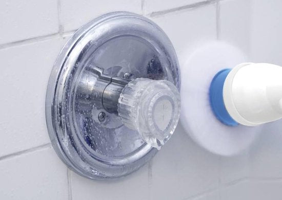 MediaShop Reinigungsbürste Hurricane Spin Scrubber, türkis, 7 Stück