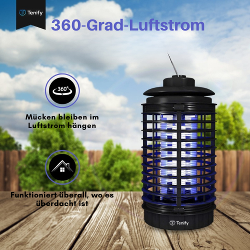 Tenify - Anti-Insektenlampe - Aufhängbar - Elektrisch - Indoor & Outdoor