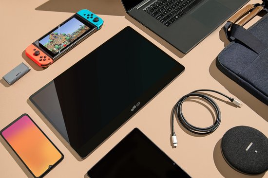 Mobile Pixels – OLED – Glance Plus – 15,6-Zoll-Laptop-Monitor mit Klapphülle