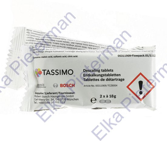Bosch Tassimo TCZ6004 – Entkalkungstabletten