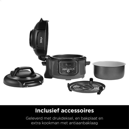 Ninja Foodi OP100EU Multicooker – Kompakter Multicooker – 6-in-1-Kochfunktionen