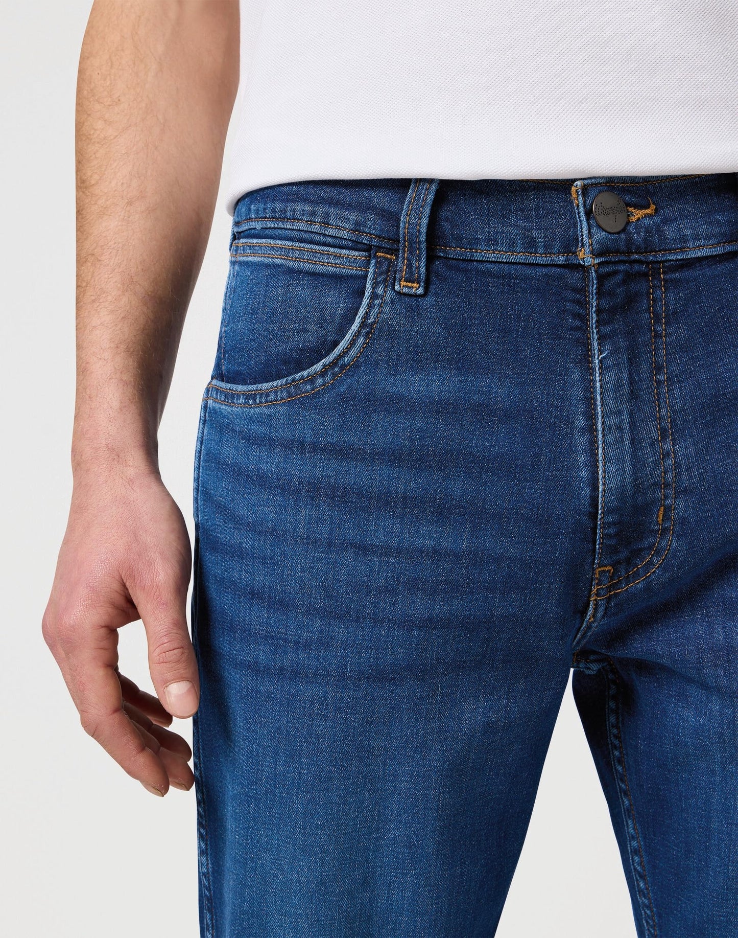 Wrangler Greensboro Jeans für Herren – Regular Straight Fit – blau – 40/42