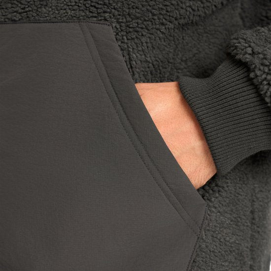 Mario Russo Teddy Jacket Stockholm - Herrenmantel - Wintermantel Herren - Weste Herren - Anthrazit - M