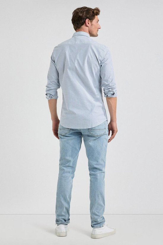 McGregor Hemd Oxford Streifen Blau - Größe XL - Männer - Hemden Casual