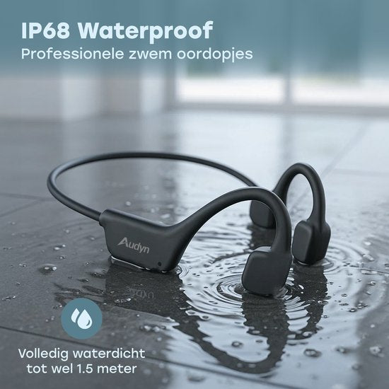 Audyn Bone G2 – Sport-Ohrhörer – Knochenleitungs-Kopfhörer – Bluetooth – Open-Ear-Ohrhörer – kabellos – wasserfest – 8 GB MP3