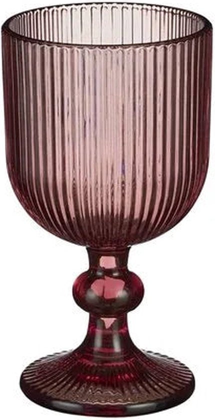 Mica Decorations - Weinglas 'Merlot' (Lila, Ø8cm)