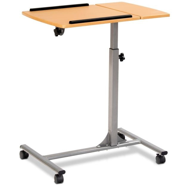 Coast Laptop-Tisch auf Rädern - Höhenverstellbar - 64 x 44 x 64-95 cm - Natur