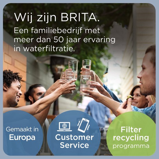 BRITA Wasserfilterkanne Marella Cool – 2,4 l – Blau – inkl. 3 MAXTRA PRO Pure Performance Wasserfilterkartuschen – Vorteilspackung