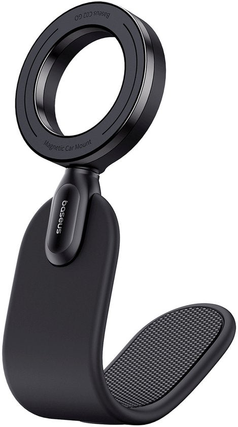 Baseus C02 Go – Magnetische Handyhalterung für das Armaturenbrett – Kompatibel mit MagSafe – Biegsam – Verstellbar – Schwarz