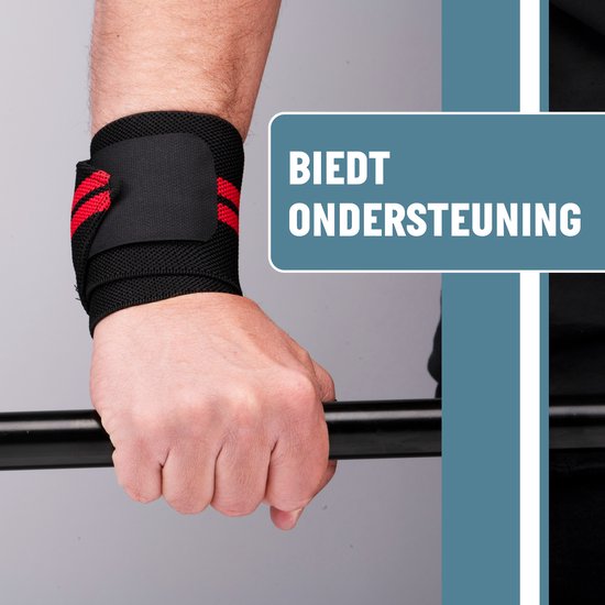 Umbro Handgelenkstützen - 2 Stück - Für Fitness, Crossfit und Krafttraining - Rot/Schwarz