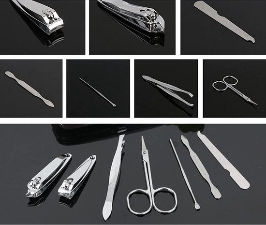 Luxus-Maniküre-Set - Pediküre- und Maniküre-Set - Mit Etui