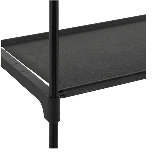 Modulares Schuhregal mit 8 Ebenen für 32 Paar Schuhe Five® – Schwarz – Einfach zu montieren
